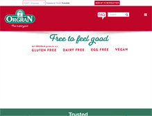 Tablet Screenshot of orgran.com